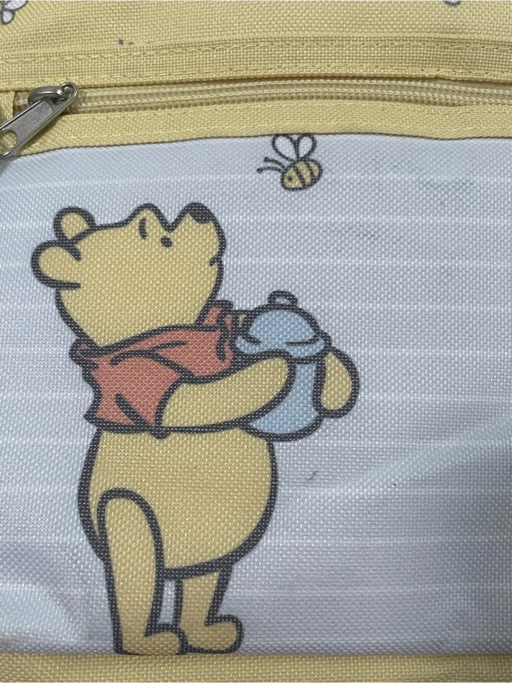 Disney Yellow Winnie the Pooh Kids Backpack with Bee Motif